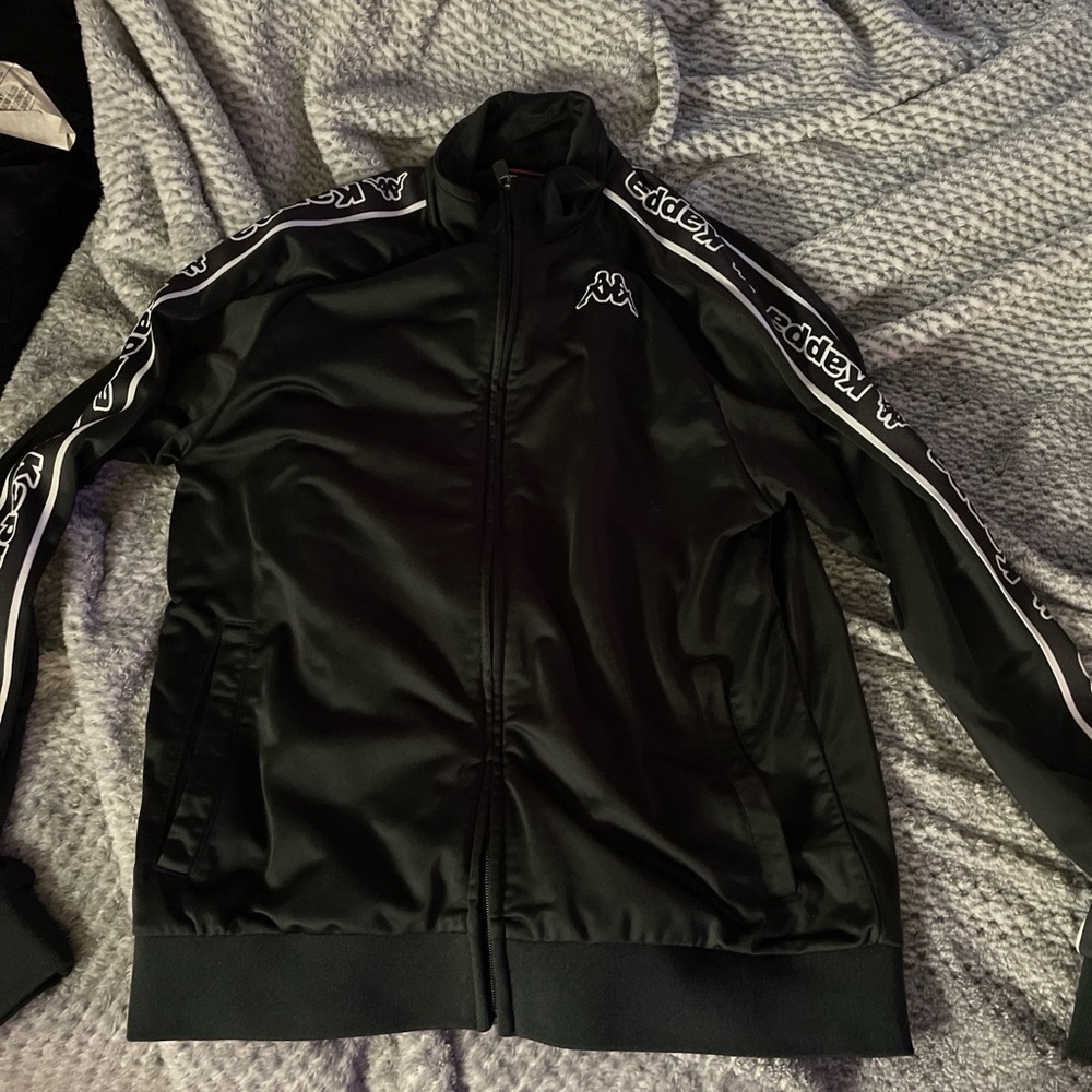 Kappa Men's Black Track Jacket